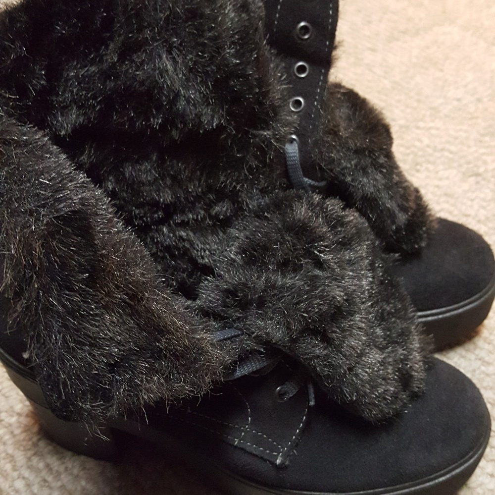 Black boots
